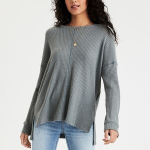 NWOT AE Plush Waffle Tee